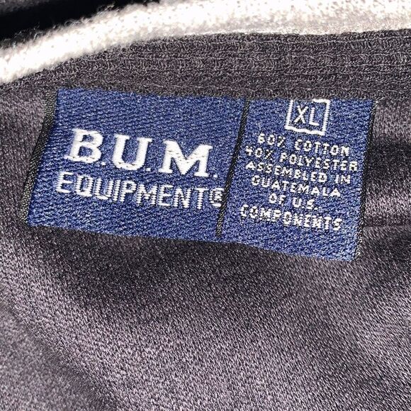 Vintage Black Oversized Streetwear Bum Equipment XL - Picture 14 of 14